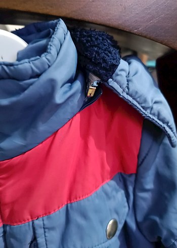 Düğmeli Lacivert Erkek Çocuk Mont - Görsel 2