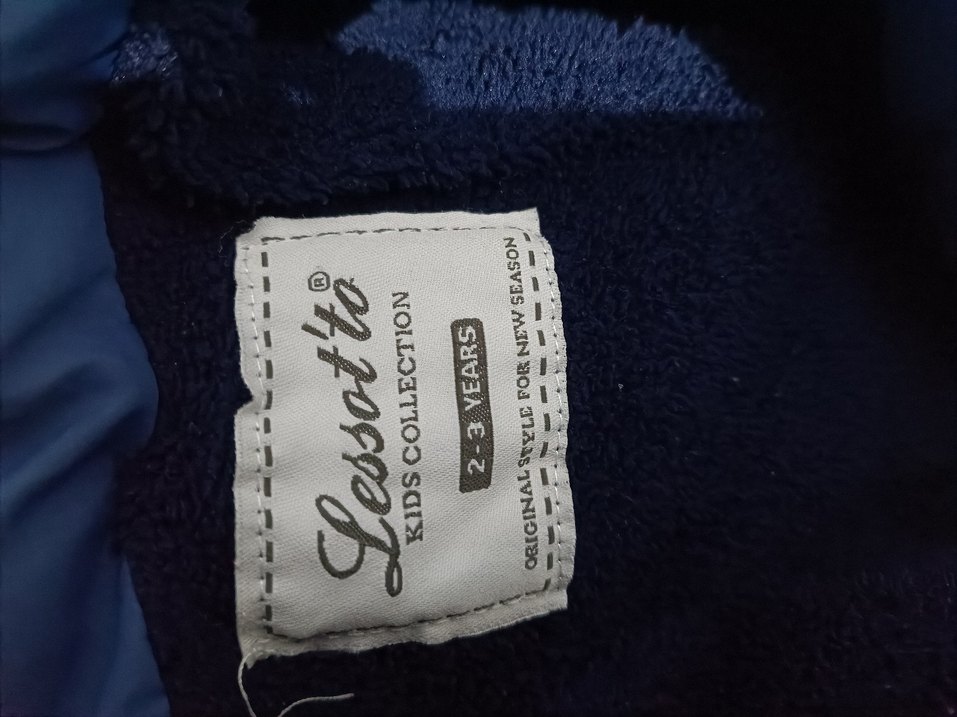 Düğmeli Lacivert Erkek Çocuk Mont - Görsel 4