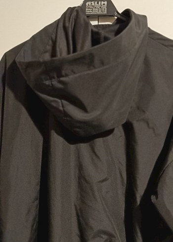 Siyah Kadın  erkek Uzun Street Wear Ceket - Görsel 6