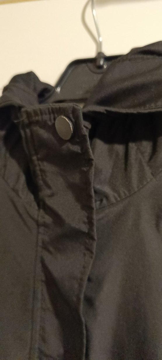 Siyah Kadın  erkek Uzun Street Wear Ceket - Görsel 2