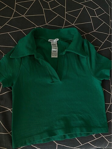 Polo yaka crop