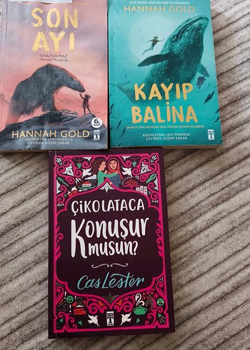 Son Ayı, Kayıp Balina ve Çikolataca Konuşur musun? genç timaş