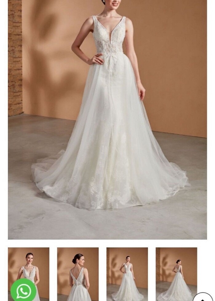 Orijinal Aysira Balık Model Gelinlik - Görsel 3