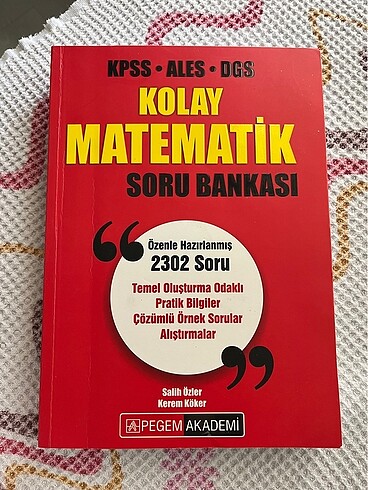 Kpss-dgs-ales kolay matematik kitabı