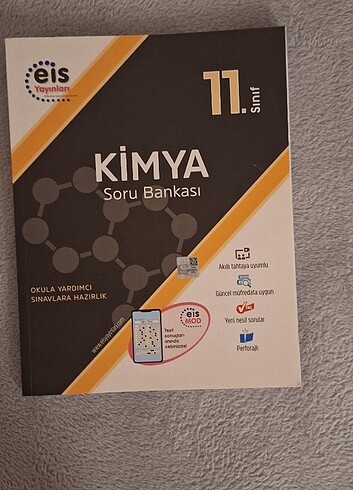 11. Sınıf EİS Yayınları Kimya Soru Bankası 