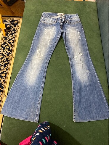 Kadın düşük bel kot pantolon 25 beden