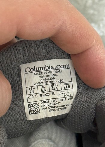 Columbia Gri Desenli Outdoor Ayakkabı - Görsel 5