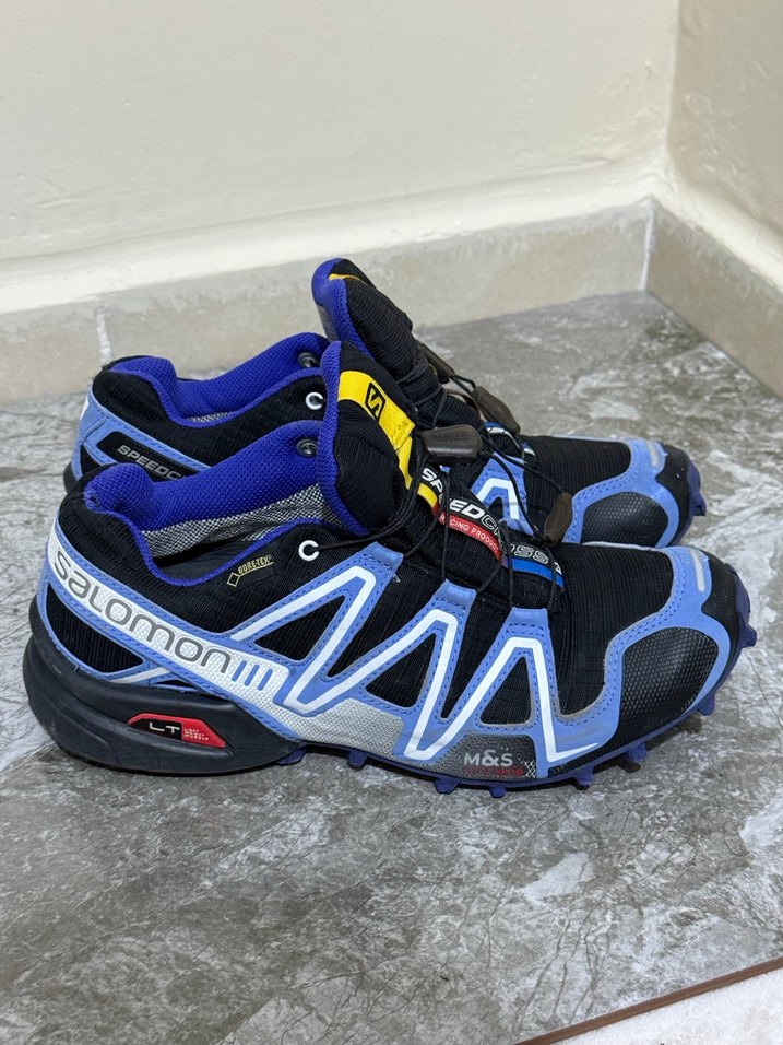 Salomon Speedcross 
Mavi Desenli Outdoor Spor Ayakkabı - Görsel 2