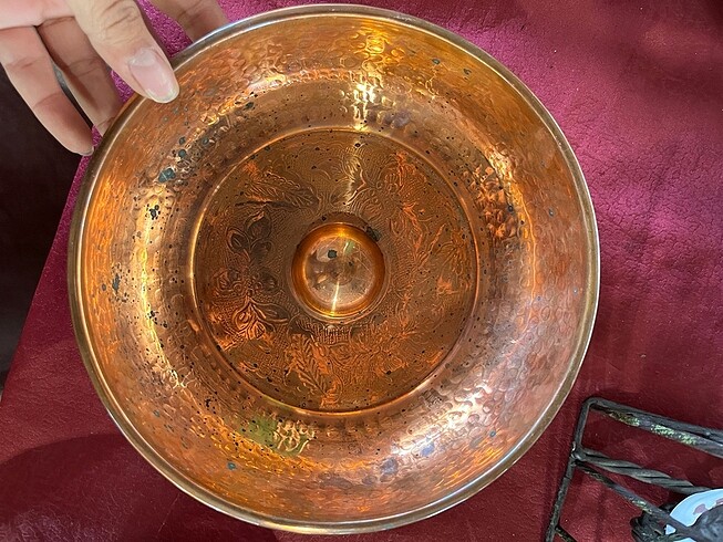 Bakır Hamam Tası