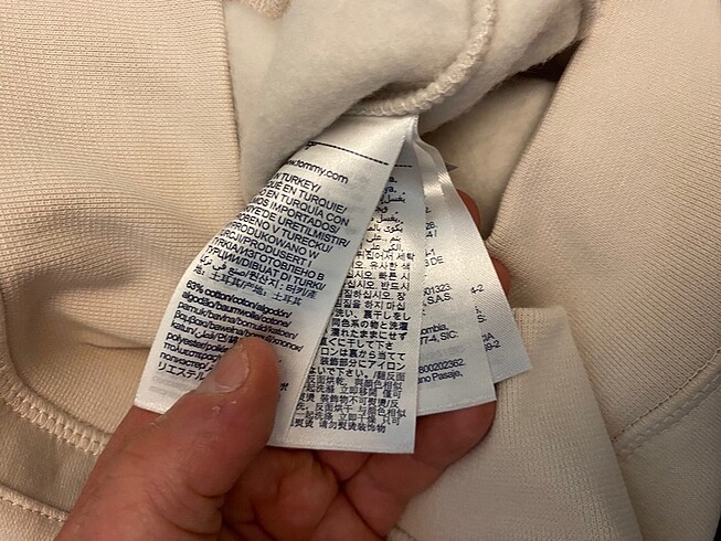 l Beden çeşitli Renk Orjinal Tommy hılfiger sweatshırt