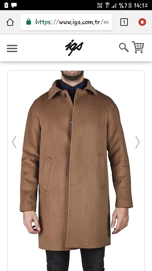 İGS ERKEK CAMEL KABAN