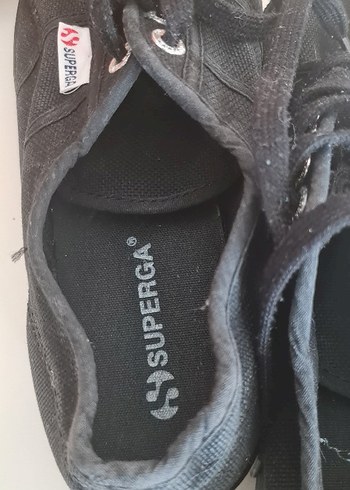 Superga Siyah Platform Topuklu Kadın Spor Ayakkabı - Görsel 5