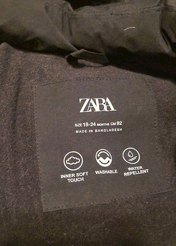 Zara Zara Erkek Çocuk Siyah Kapüşonlu Yelek