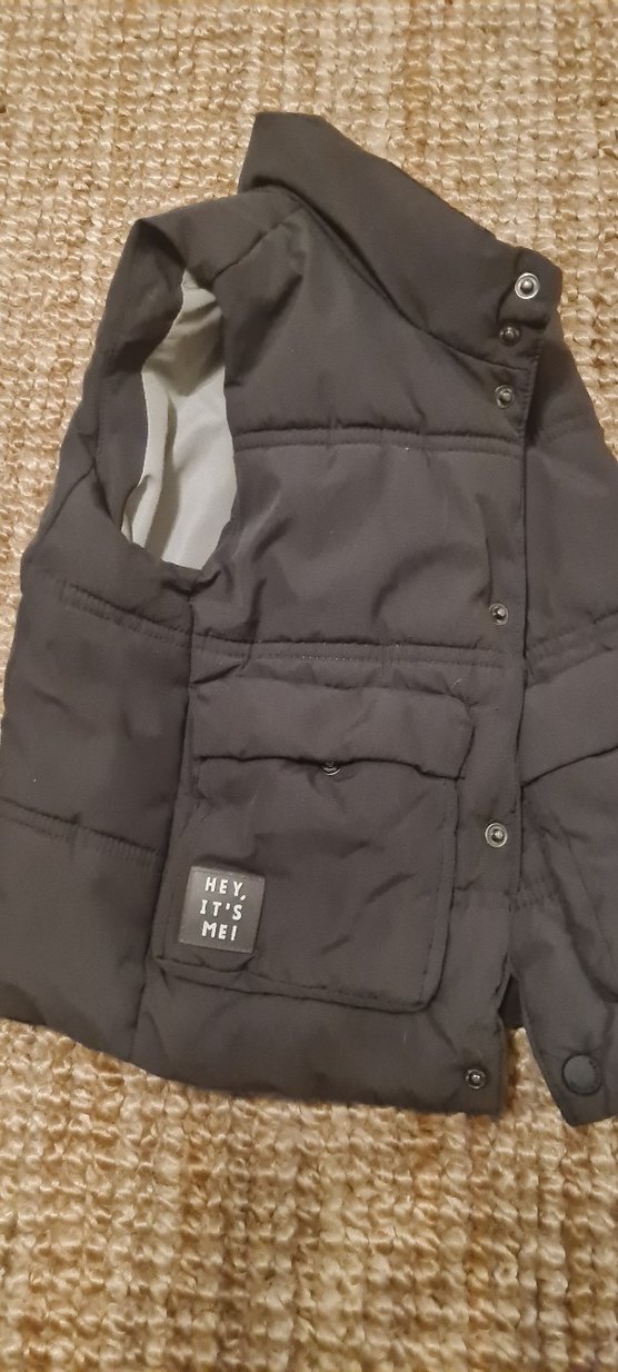 Zara Düğmeli Gri Erkek Çocuk Yelek - Görsel 3