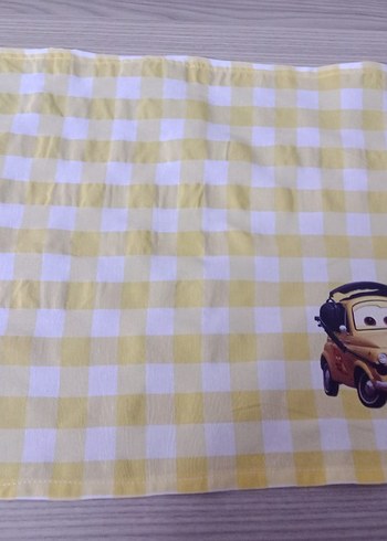 Çocuklar İçin Renkli Kareli beslenme örtüsü - Görsel 3