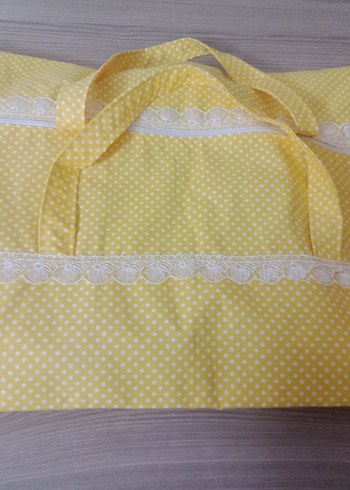 Sarı İşlemeli Bebek Çantası - Görsel 2