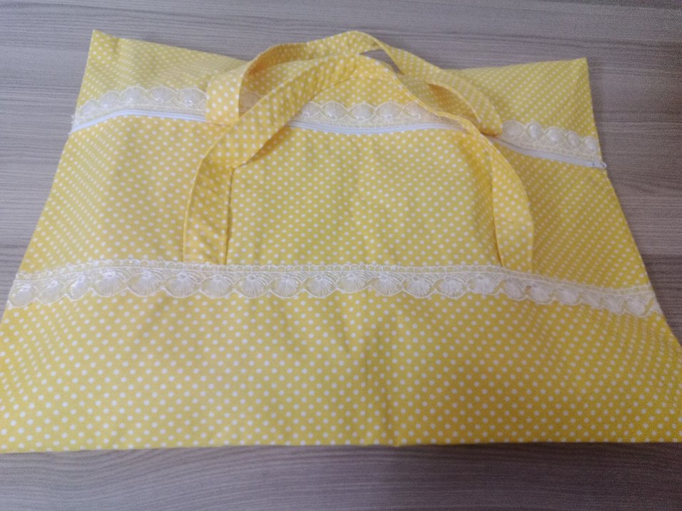 Sarı İşlemeli Bebek Çantası - Görsel 3