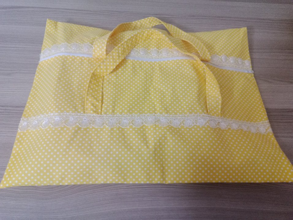 Sarı İşlemeli Bebek Çantası - Görsel 2