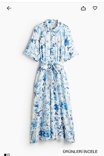 m Beden H&M elbise