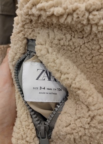 Gri Çocuk Peluş Astarlı Mont - Görsel 3