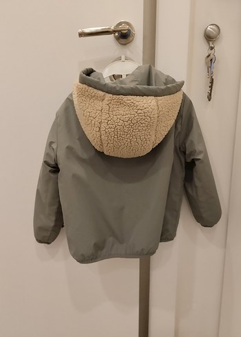 Gri Çocuk Peluş Astarlı Mont - Görsel 2