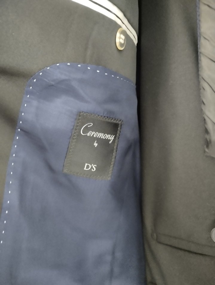 Koyu Mavi Modern Klasik Kruvaze Ceket - Görsel 2