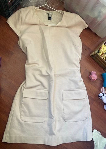 beyaz mango kadın elbise - Görsel 3