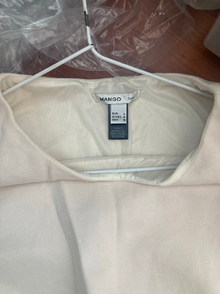 beyaz mango kadın elbise - Görsel 2