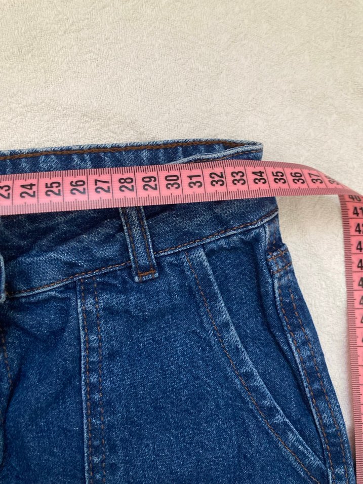 geniş paça kargo kot pantolon - Görsel 4