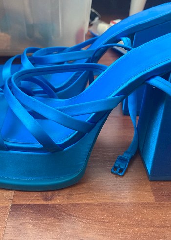 HM platform topuklu ayakkabı - Görsel 2