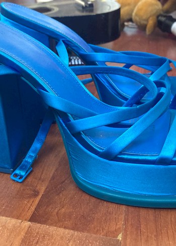 HM platform topuklu ayakkabı - Görsel 3