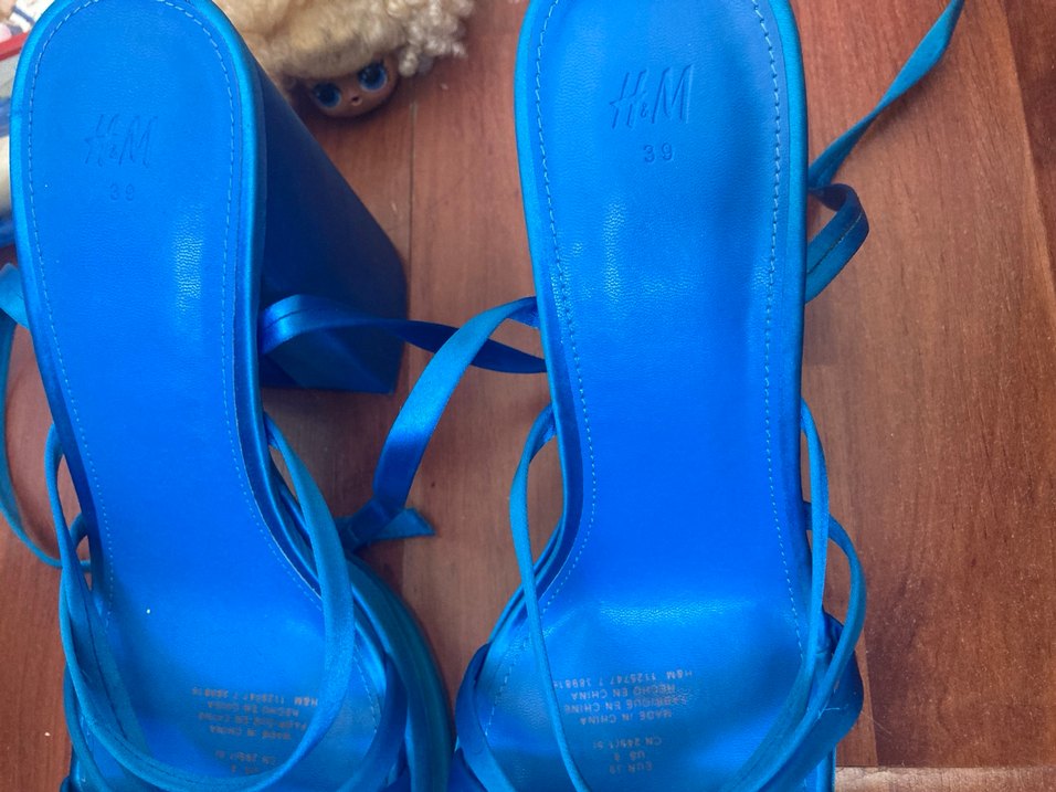 HM platform topuklu ayakkabı - Görsel 4