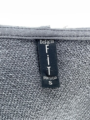 s Beden gri Renk Defacto Sweatshirt %70 İndirimli.