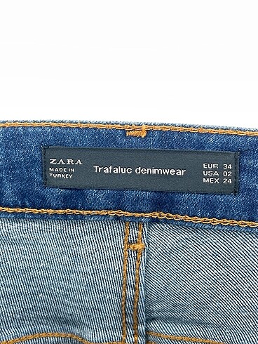 34 Beden mavi Renk Zara Jean / Kot %70 İndirimli.