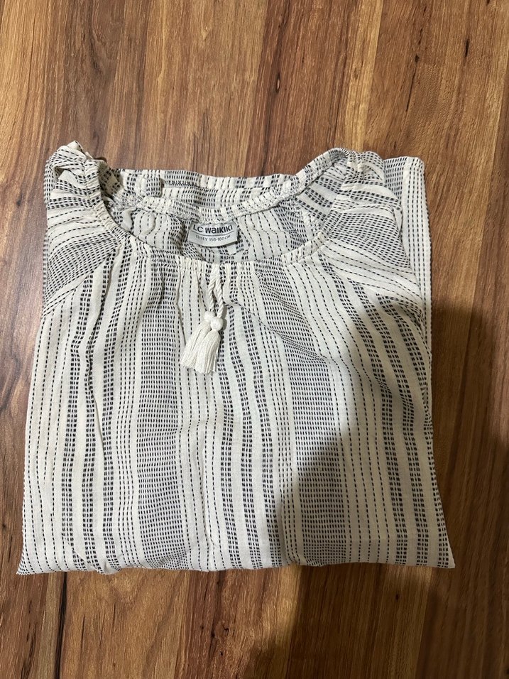 Nakışlı, Uzun Kollu, Bohem Bluz - Görsel 4