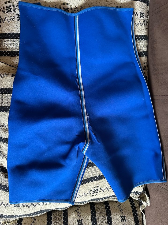 Parlak Mavi Fermuarlı korse - Görsel 3