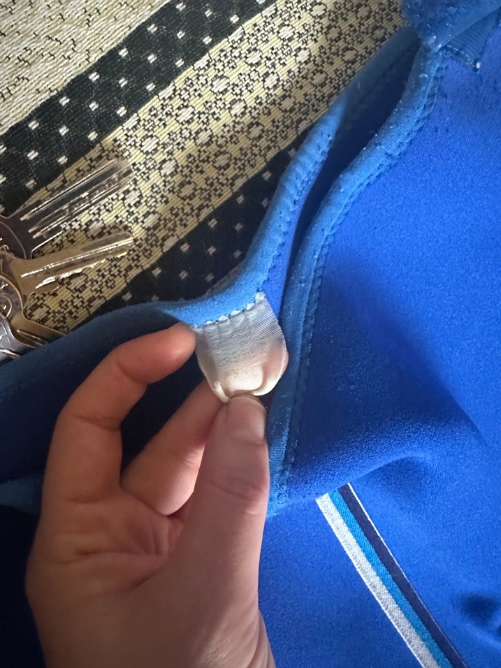 Parlak Mavi Fermuarlı korse - Görsel 2