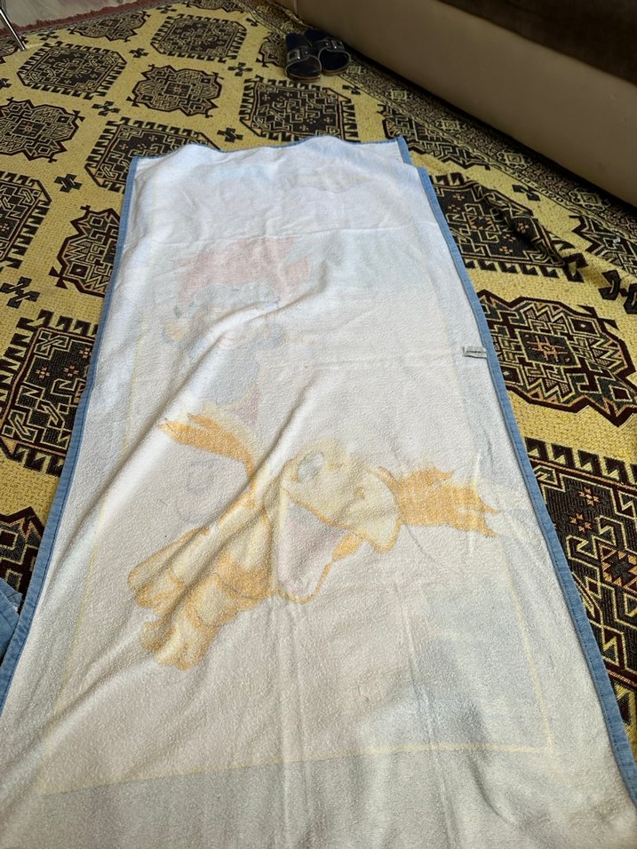 Mavi Desenli Çocuk havlusu - Görsel 2