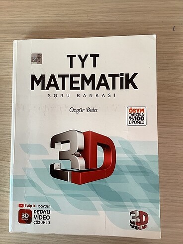 3D TYT MATEMATİK KİTABI #3D