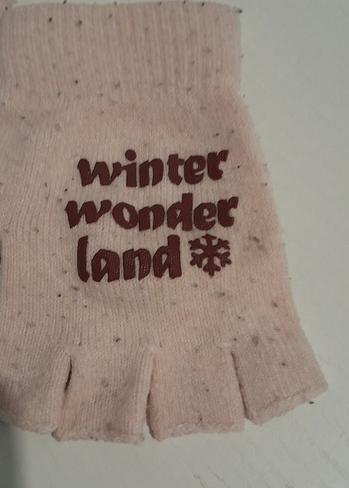 2'Lİ AÇIK PEMBE KIZ ÇOCUK ELDİVEN  - Görsel 3