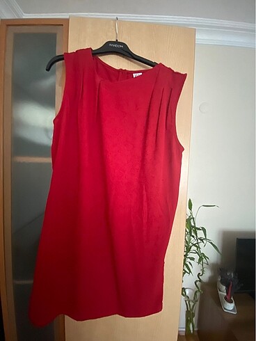 xl Beden Kırmızı kısa elbise