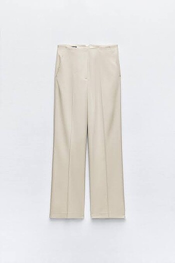 Zara Krem Pantalon - Görsel 2