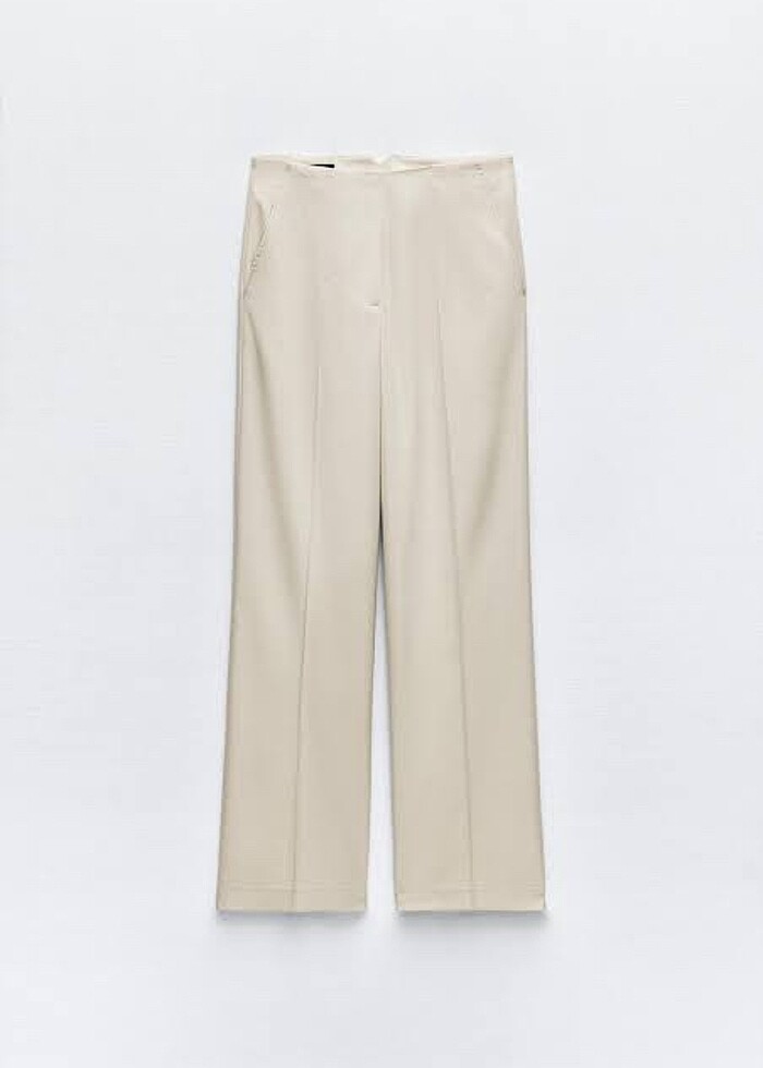 Zara Krem Pantalon - Görsel 2