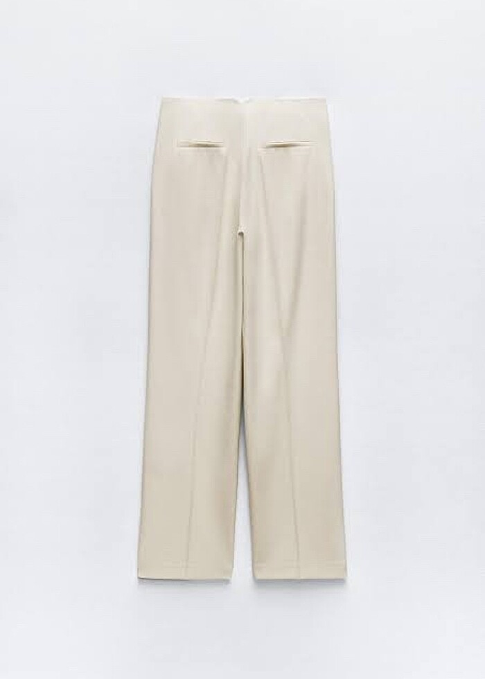 Zara Krem Pantalon - Görsel 4