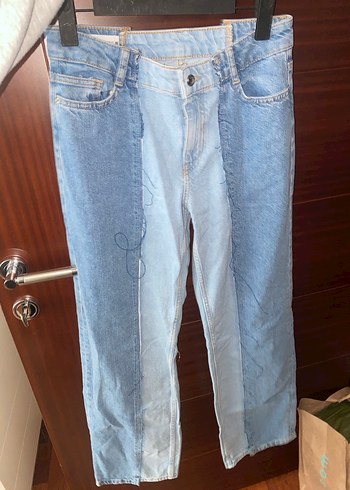 Zara Mavi Kot Pantolon - Görsel 2
