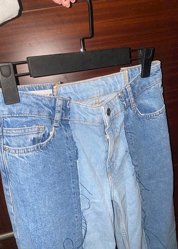 Zara Mavi Kot Pantolon - Görsel 3