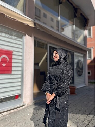 Diğer Siyah abiye 42 44 beden