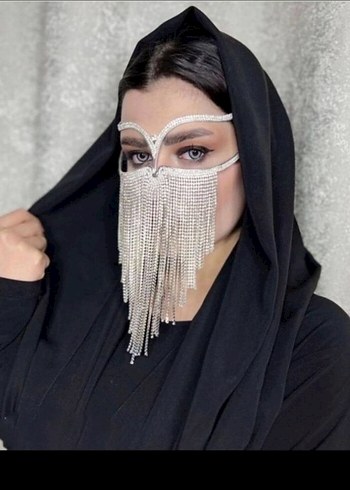 Kadınlar için Taşlı Yüz Maskesi - Görsel 2