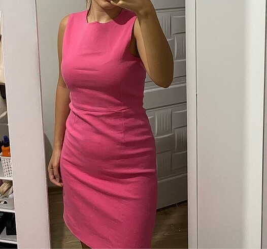 Pembe güzel kalıp elbise