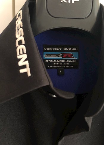 s/m Beden siyah Renk SUZUKİ GSX Kısa Kollu Gömlek
